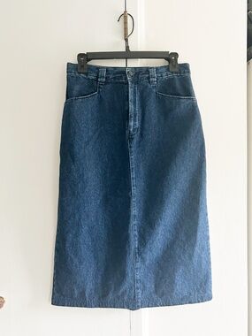 LEE vintage denim midi skirt